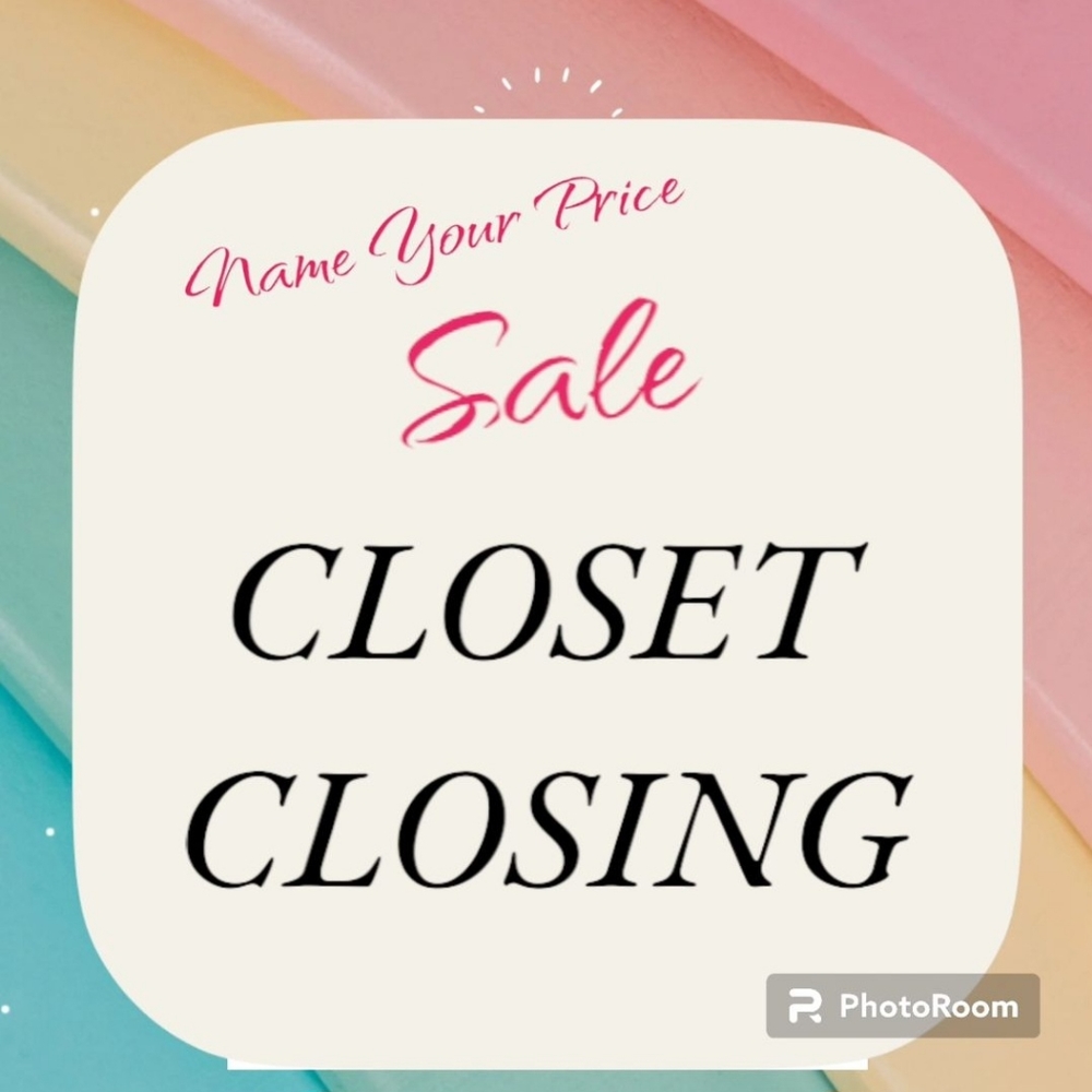 CLOSET CLOSING | inventory sale